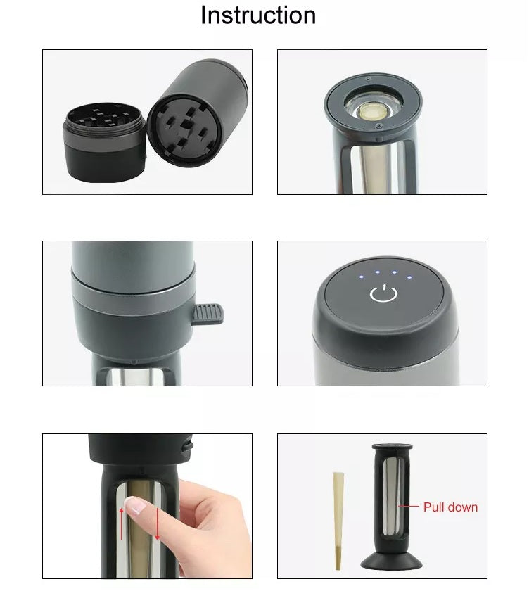 Blazed E-Grinder, Product Instructions