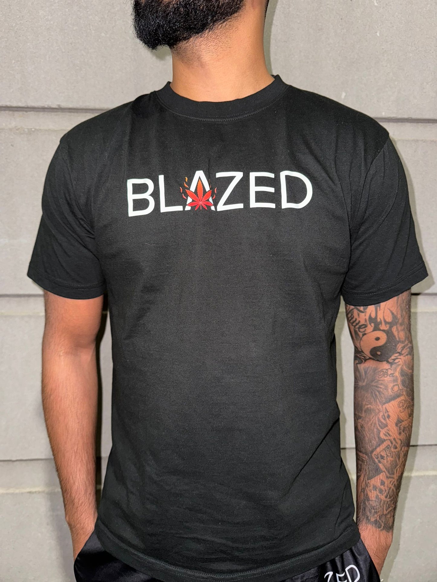 Blazed, Vintage tee, T-Shirt, logo tee